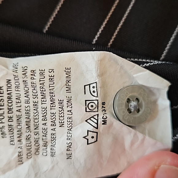 PGA Tour S/S Men's Performance Black Striped Golf Polo. Sz: 2XLT. EUC - Picture 5 of 8